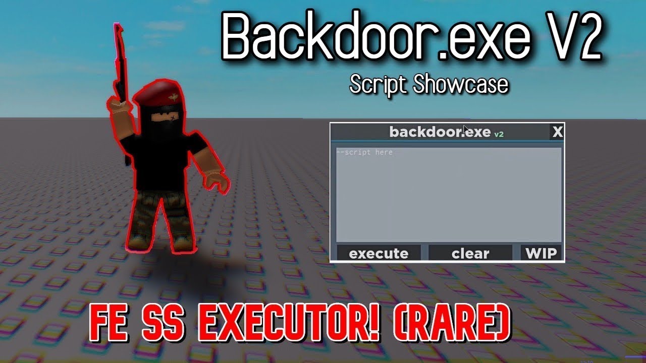 Backdoor.exe V3 - Roblox Script Showcase [FE SERVERSIDED EXECUTOR ...