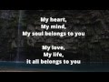 Damita Haddon - It all belongs to you Lyrics HD