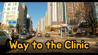 Korea - 4K - Way to the Clinic - 221205 - Chuncheon Drive - No Music - No Filter