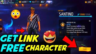 HOW TO GET FREE SANTINO CHARACTER FREE FIRE | SANTINO CHARACTER ABILITY TEST | FREE FIRE NEW EVENT
