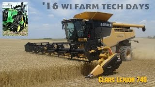 '16 WI Farm Tech Days: Claas Lexion 740