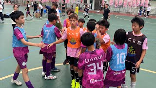 荃灣13(藍) vs Be yourself(橙)，盃賽4強，出花園之五人足球大賽(U12)