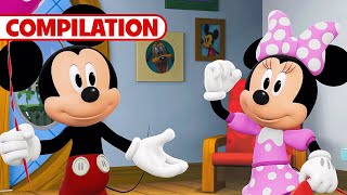 Join Mickey and Minnie in all of their Me & Mickey Vlog adventures!  | Compilation | @disneyjunior