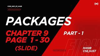 Packages.. Java Chapter 9 (Part 1)
