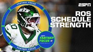 Mike Clay's Rest Of Season Strength of Schedule! | Fantasy Focus