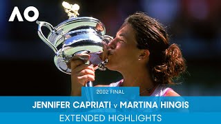 Jennifer Capriati v Martina Hingis Extended Highlights | Australian Open 2002 Final