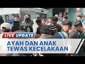 Boncengan Motor Antar Anak ke Sekolah, Ayah dan Putrinya Tewas Tertabrak Truk di Bandar Lampung