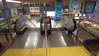 仙台駅新幹線南改札口から 2X エスカレータ― 新幹線中央改札口へ