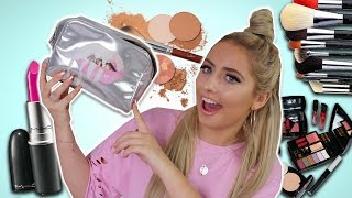 WHATS INSIDE MY EVERYDAY MAKEUP BAG?!?! 😱😍 ( DRUGSTORE AND HIGHEND! )