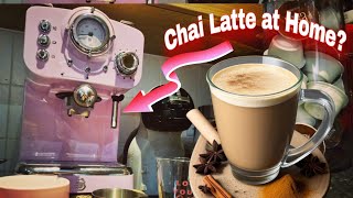 Swan Retro Coffee Machine - Make a Chai Latte at Home