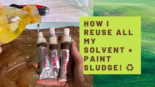 OIL PAINT TUTORIAL || How To Make New Paint From Pigment Sludge