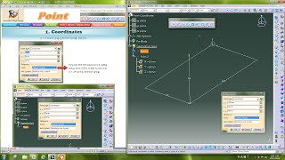 Catia GSD Wireframe / Point - Coordinates