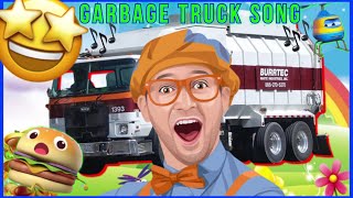 Garbage Truck Blippi Song | Garbage Trucks in action | Garbage Truck Song