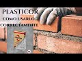 PLASTICOR - masonry cement WHAT YOU NEED TO KNOW before using it🤔