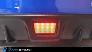 SubiSpeed USDM F1 Style Rear Fog Light Preview