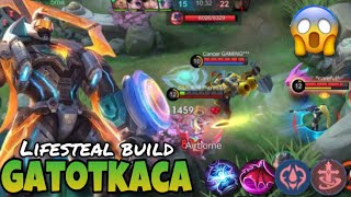 OP Lifesteal Build 😱 | Gatotkaca Insane Gameplay - Carry a Losing Team!!! 💪