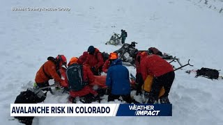 Weather headlines: Man rescued after Colorado avalanche buried him in snow for over an hour, Pacific