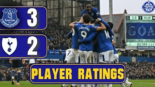 Everton 3-2 Tottenham Hotspur | Player Ratings