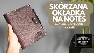 Skórzana okładka EDC na notes A5 DIY / Making LEATHER EDC Notebook Cover!