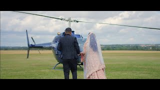 Khizer & Aaliyah | Full Wedding Highlights | Helicopter Landing | 4K