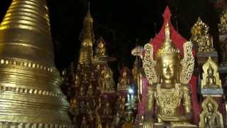 Myanmar- Shwe Oo Min Natural Cave Pagoda in Pindaya.