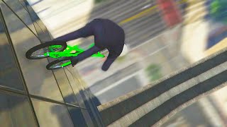 Extreme BMX Drive Down (GTA 5 Funny Moments)