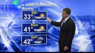 6 pm forecast, Sunday January 26, 2014