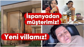 🇪🇸İspanyadan müşterim | Yeni villamız için hazırlıklar! | Belçika günlük vlog | Hamburger tarifi