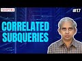 #17 Correlated Subqueries | Introduction to Database Systems