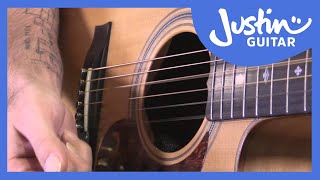 Rolling Chords Acoustic Fingerstyle Technique  - JustinGuitar - Guitar Lesson [TE-705]
