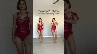 Wearing VS Styling - Red Set ❤️ #shorts