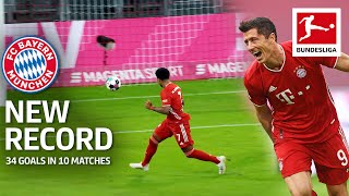 34 Goals in 10 Games | All FC Bayern München Goals So Far This Season