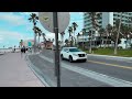 clearwater beach florida 4k too cold for swimming winter walking tour