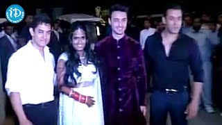 Salman Khan's Sister Arpita Wedding Exclusive Video - Salman Khan,Aamir Khan, Arpita, Aayush