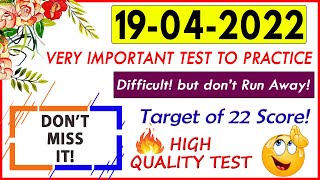 IELTS LISTENING PRACTICE TEST 2022 WITH ANSWERS | 19.04.2022