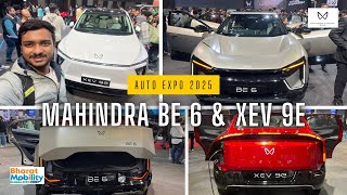 Mahindra BE 6 and XEV 9E walkaround | Auto Expo 2025 | @MahindraRise #bharatmobilityglobalexpo2025