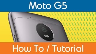 How To Sign Into Moto G5 Google Account