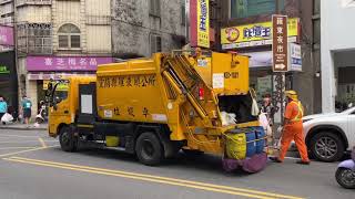 羅東鎮公所垃圾車KEC-1537沿線播音收運(宜蘭縣環保局) Taiwan Garbage Truck in Yilan County，Taiwan (ゴミ収集車、대만 쓰레기차 )