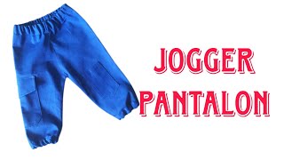 🔝costura sin patrones / como hacer un jogger pantalón para niño facil paso a paso