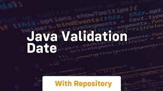 java validation date