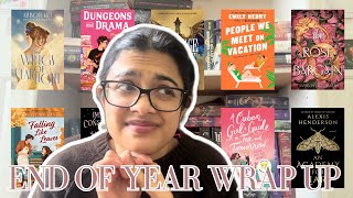 all the books I read in november + december | romance & fantasy fun