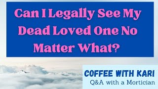 Coffee with Kari- Live Chat with a Mortician