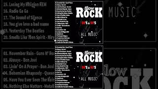 Guns N Roses, Bon Jovi, Metallica, Queen, Aerosmith, Nirvana 💽 Classic Rock 70s 80s 90s Full Album..