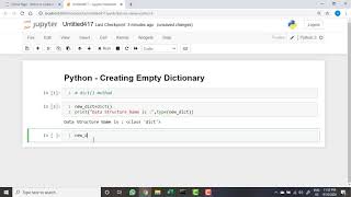 186 Python Creating Empty Dictionary