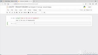 Discount calculator in python