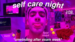 ULTIMATE SELF CARE NIGHT VLOG *unwinding after exams* | VLOGMAS DAY 20