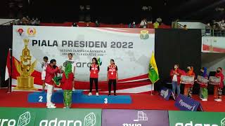 [Piala Presiden 2022] Tunggal Pemula Putri, 16 Juta untuk Juara