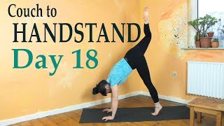 Couch to Handstand | DAY 18 - Preparing the straight line handstand | The Art of Handbalancing