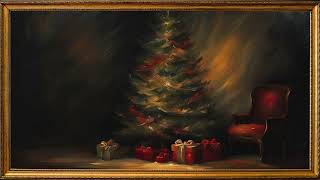 Vintage Moody TV Art Frame Christmas Season | TV Art Wallpaper Screensaver Background