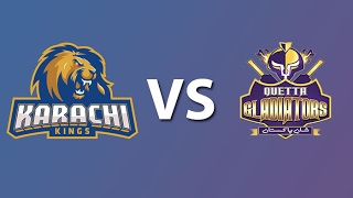 [LIVE] Karachi Kings Vs Quetta Gladiators-Pakistan Super League